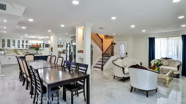 Dining area at 17230 San Lorenzo Circle